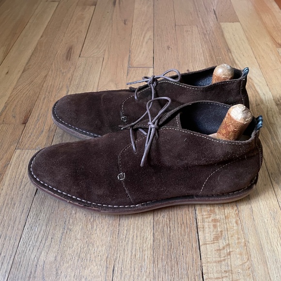 Cole Haan x Todd Snyder Chestnut Brown Suede Chukka Desert Boots Men’s Sz 10.5 - Picture 4 of 9